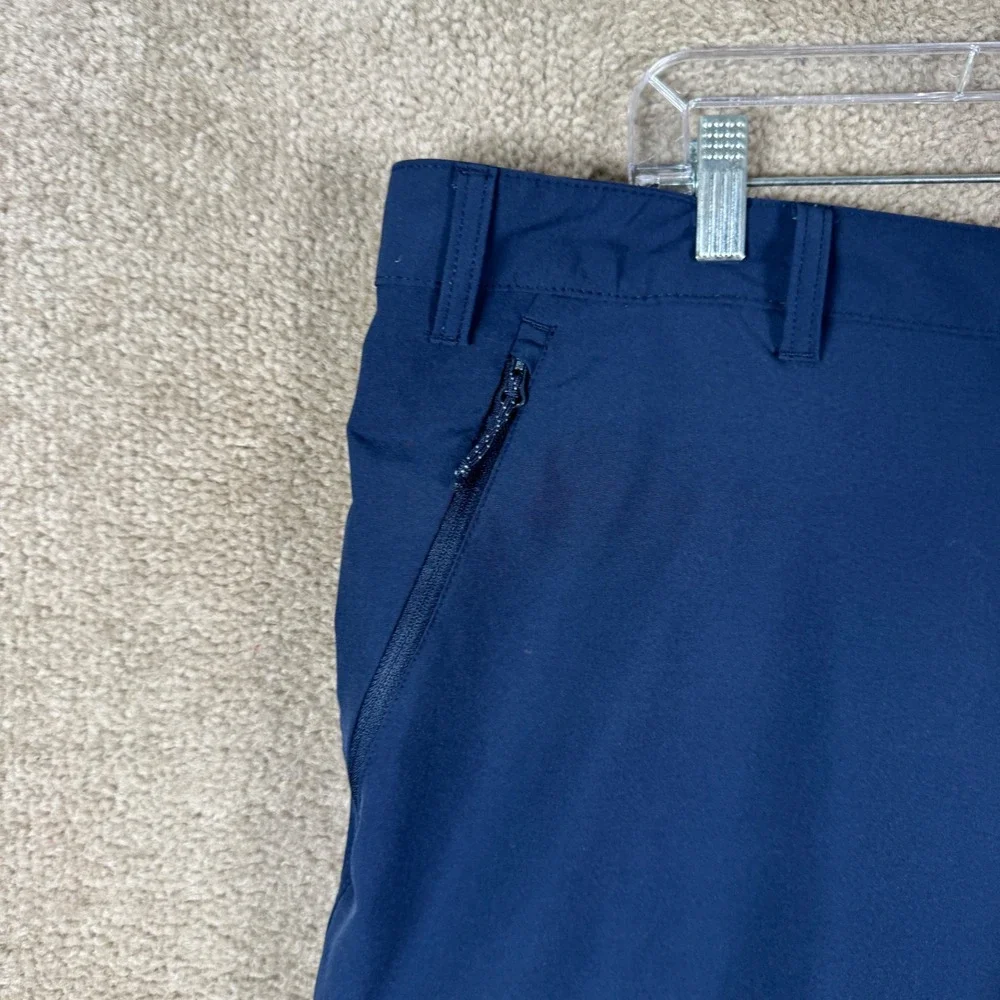 Columbia Hiking Pants Mens 40 X 30 Navy Blue Outdoor Cargo Stretch Lightweight